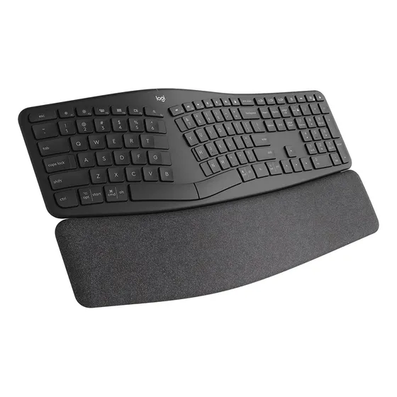 Teclado Sem Fio Ergo K860 Logitech Com Apoio De Pulso Usb