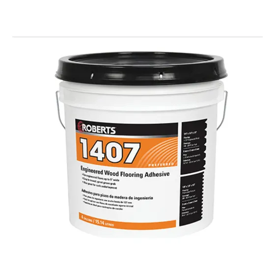 Adhesivo Roberts Para Piso De Madera De Ingenieria Cafe 15l