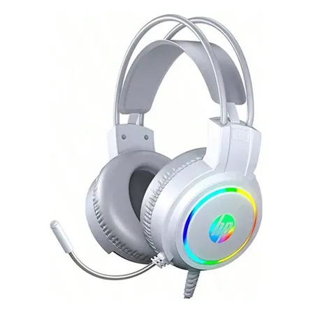Audífonos Hp H160 Rgb Gamer Blanco