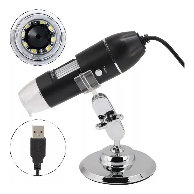 Microscopio Digital Usb 1000x Pc Y Teléfono Compatible Pc