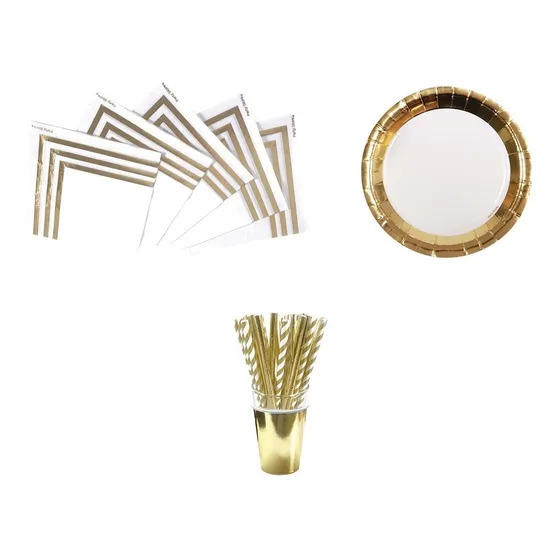 Kit Decoracion Mesa Navidad Año Nuevo Set Navideño Fiesta 25