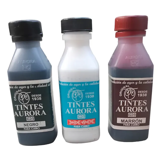 3 Tinte Renueva Cuero Al Alcohol Intenso Cambio Color Mate