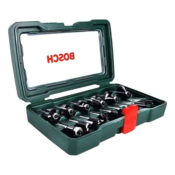Juego de cortadores 1/4 con 15 piezas - 2 607.019.468 - Bosch