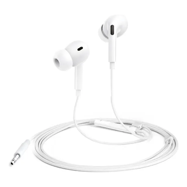 Audífonos Mlab In Ear Con Cable Jack 3.5mm Manos Libres 8976 Color Blanco