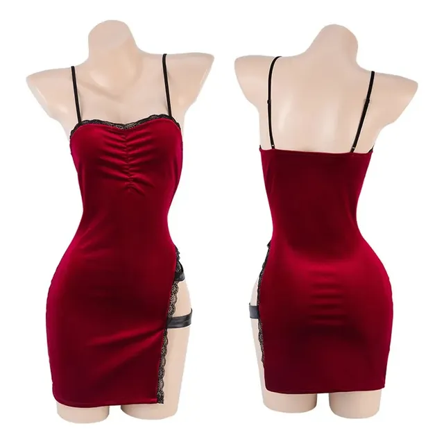 Uniforme De Cosplay Feminino Do Serviço Secreto Ada Wong