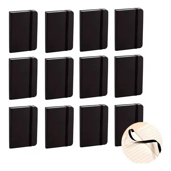 Cuaderno Libreta Notas Hoja Raya 96 Hojas 14 X 10.5cm 12 Pzs