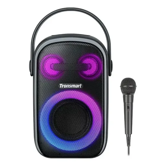 Bocina Tronsmart Halo 110 Halo 110 portátil con bluetooth waterproof negra | Cuotas sin interés