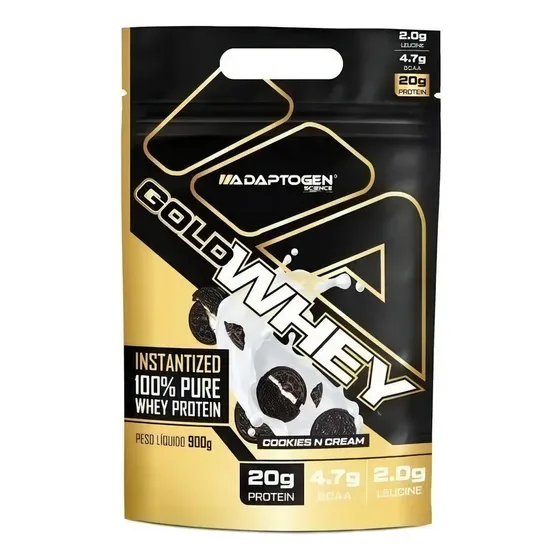 Gold Whey Bag 900g - Adaptogen Sabor Cookies