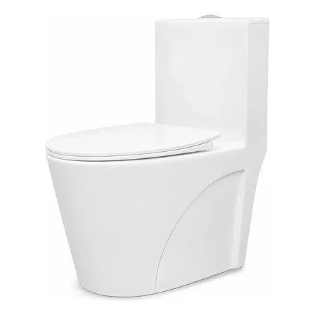 Vaso Sanitário Monobloco Completo Barcelona Branco Caixa Acoplada Assento Soft Close Saída Vertical Duplo Acionamento Dual Flush 3/6L Bacia Cerâmica Premium Fácil Limpeza Design Moderno Stillus Home