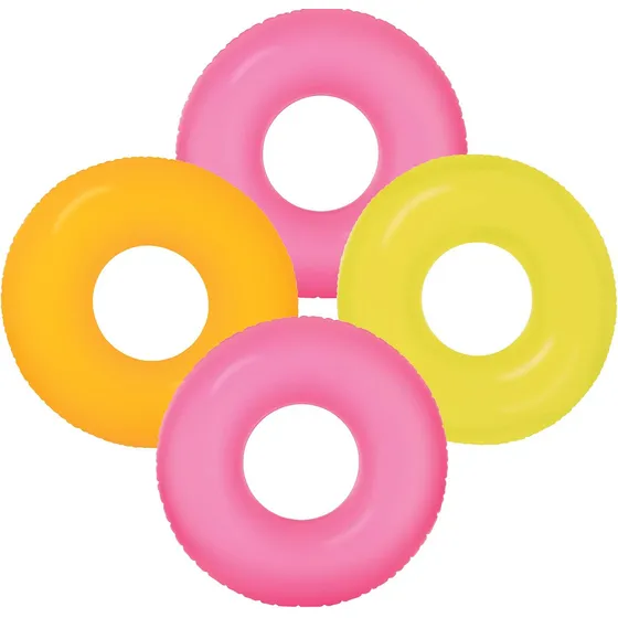 Tubo Inflable Intex Para Piscina Resistente 36 Paquete De 4