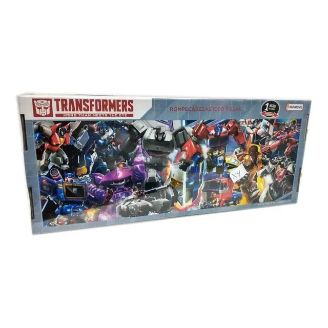 Rompecabezas Transformers 1000 Pz Panoramico Tapimovil Lelab