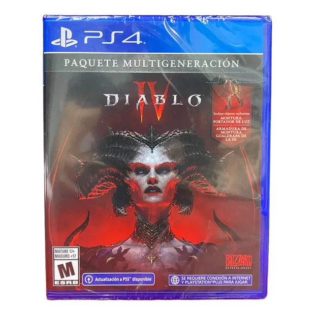 Diablo 4 Paquete Multigeneracion Ps4