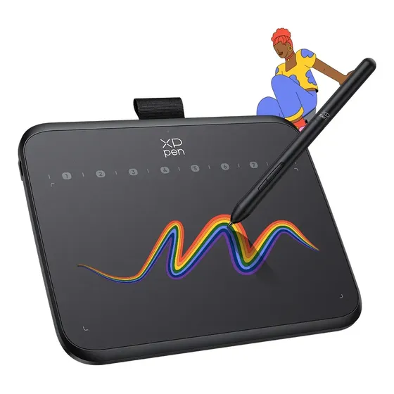 XPPen Deco 640 Mesa Digitalizadora Com Caneta, 16384 Pressão, Preto