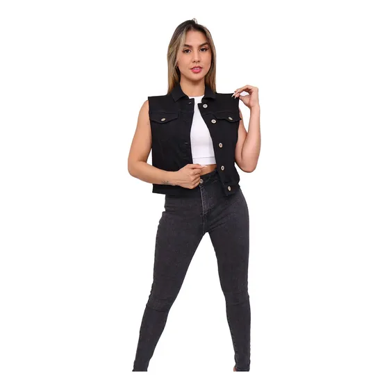 Chaleco Jeans Estivaneli Dama