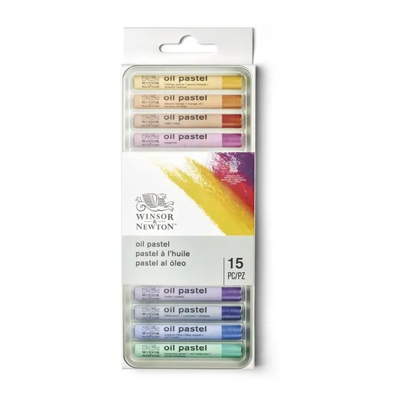 Pastel Al Oleo Winsor & Newton Estuche X 15 Colores Microcen