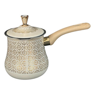 Cafetera Árabe Olla Para Derretir Y 720 Ml Patrón Dorado Cafetera Árabe Olla Para Derretir Y 720 Ml Patrón Dorado