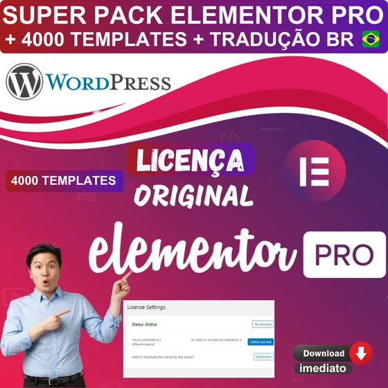 Pack Elementor Pro + 4000 Templates Envato