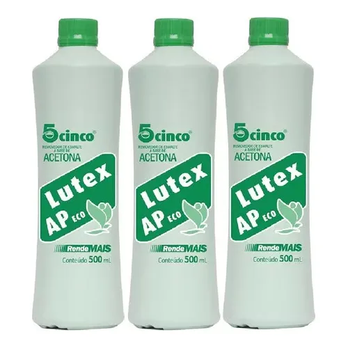 3 Lutex Ap Eco Cinco - A Queridinha Das Manicures Removedor