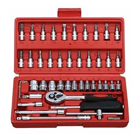 Juego 46 Llave Vaso 1 4 Que Ideal Para Cualquier Casa