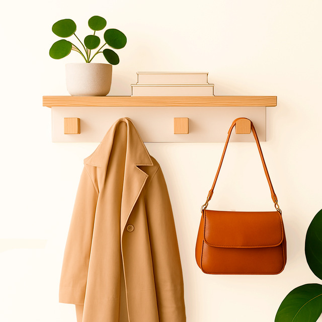 Cabideiro De Parede Organizador De Porta. Bolsa E Casaco Cabideiro De Parede Organizador De Porta. Bolsa E Casaco