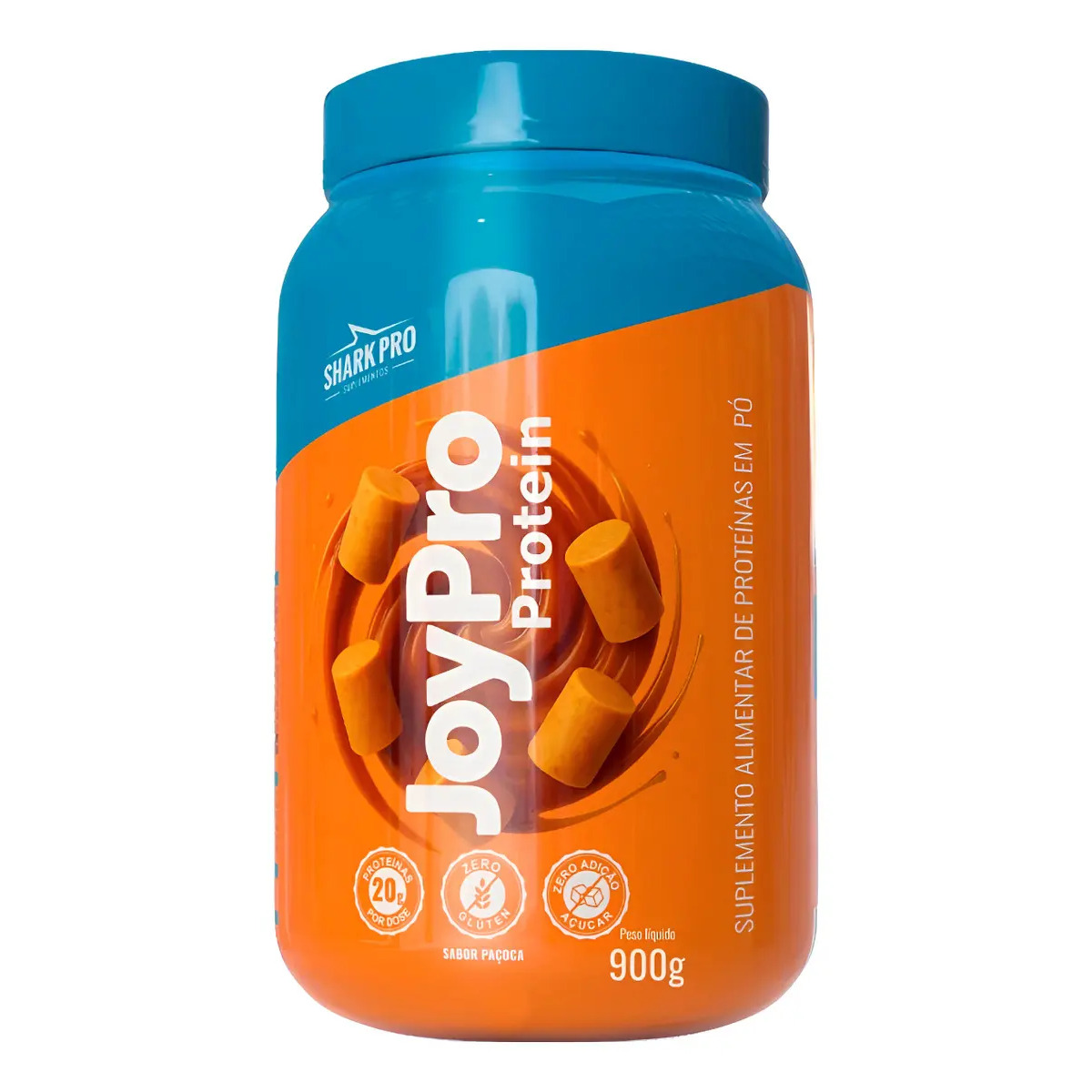 Whey Protein Joypro Shark Pro em pó sabor Paçoca x 900g