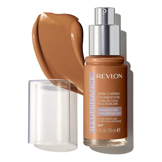 Revlon Illuminance Skin-caring Base De Maquillaje C/ácido H Tono Warm Caramel 417
