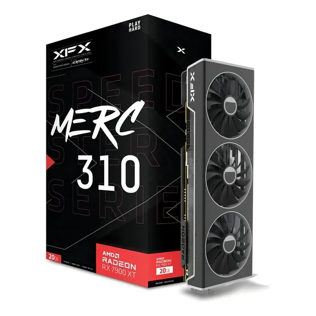 Tarjeta de video AMD XFX Merc 310 Radeon Series RX 7900 XT MERC 310 RX-79TMERCU9 20GB