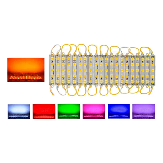 Modulo Led 5050 (20 Piezas) Rojo Azul Ámbar Verde Y Blanco