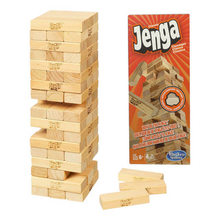 Jenga Clasico Juego De Mesa De Madera Hasbro Gaming Original Jenga Clasico Juego De Mesa De Madera Hasbro Gaming Original