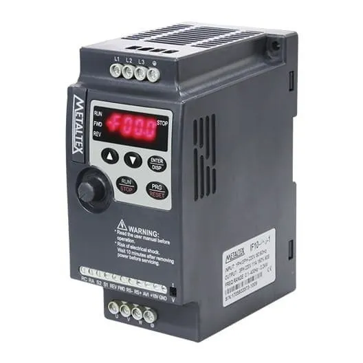 Inversor De Frequência Escalar 3cv 11a 2,2kw Alimentação Monofásica 220v Saída Trifásica 220vca If10-203-1 Metaltex