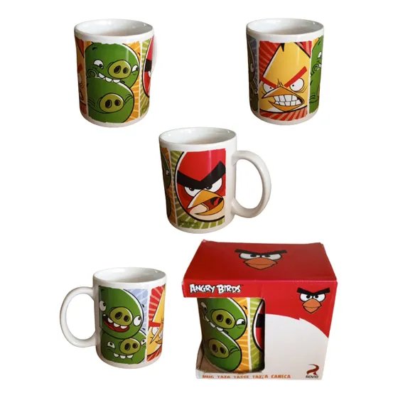 Tasa Café Angry Bird Original Rovio Stor. Cerámica 