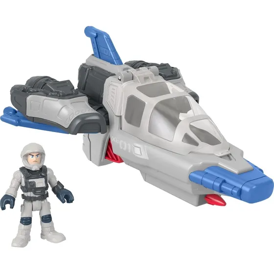 Nave Espacial Imaginext Lightyear Con Figura Y Proyectil 