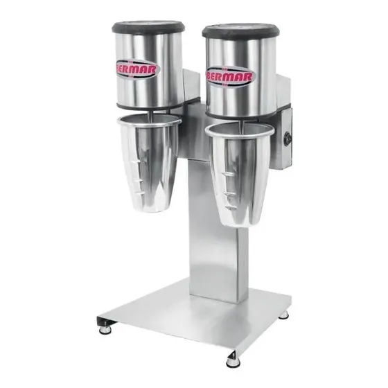 Batedeira com Pedestal Bermar BM 85 NR Cinza 500W 2 Tigelas 