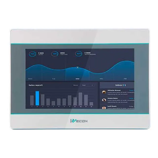 Pantalla Tactil Hmi 7,rs232, Rs422 / Rs485, Wecon