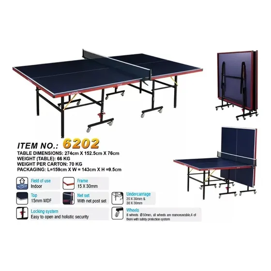 Mesa De Ping Pong Plegable Con Malla 