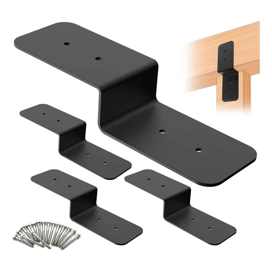 Soporte Z Acero Resistente 4 Piezas