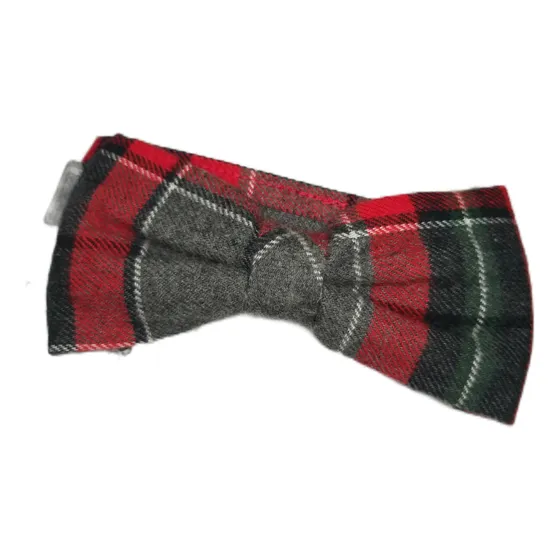 Corbatin Carter's Estampado Escoces Rojo Y Gris