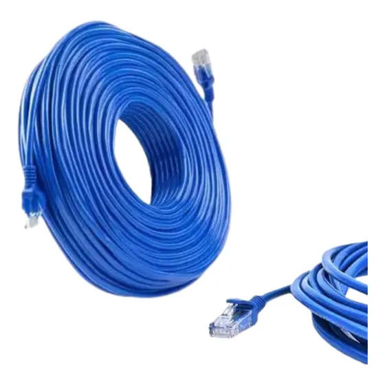 Cabo De Rede Cat6 30 Metros Ethernet Lan Giga 10/1000 