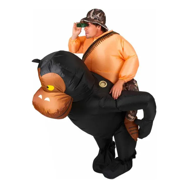 Disfraz Mono Jinete Inflable