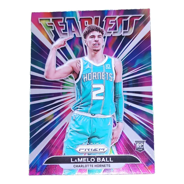 Cv Lamelo Ball 2021 Panini Prizm Fearless Chrome Rookie Rc