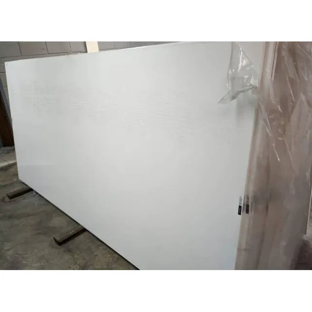 Lamina  Cuarzo Español Compac Blanco Glaciar. 3,05x1,40 (hr)