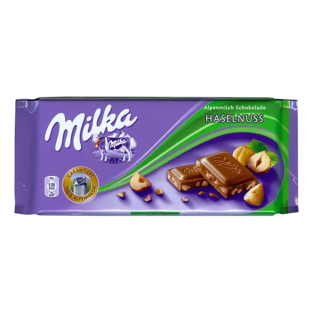 Chocolate Milka Hazelnut Milk Chocolate 100g