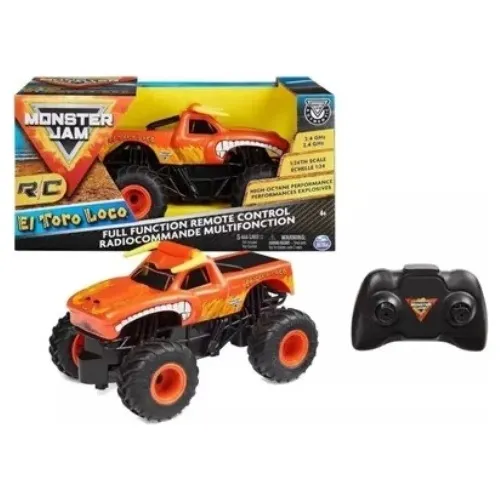 Monster Jam Vehículo A Radio Control El Toro Loco