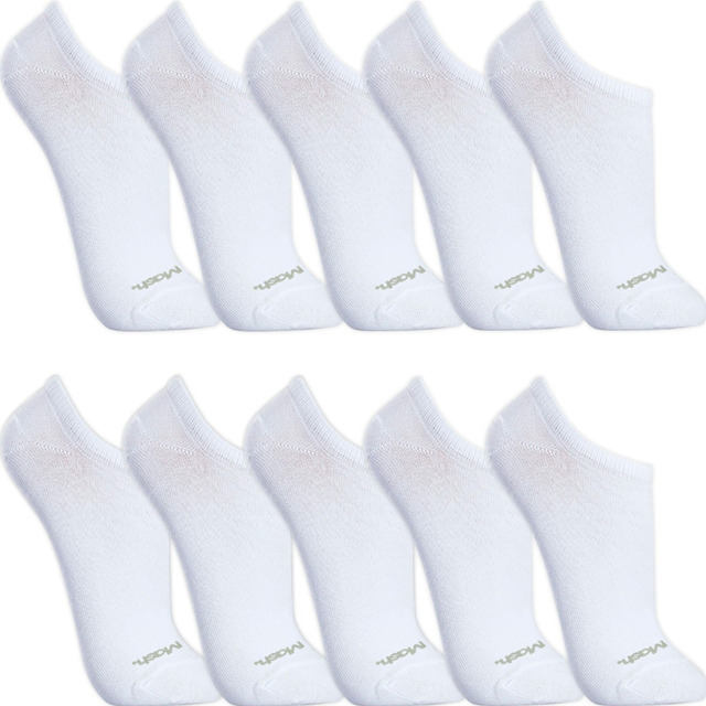 Kit 10 Pares Meias Mash Invisível Sapatilha Algodão Original