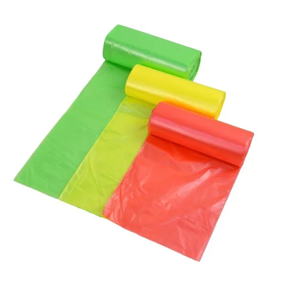 Set 3 Rollos De Bolsas Colores Basura Pequeñas 45x55cm  20l