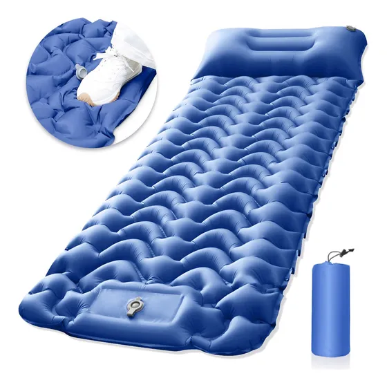 Colchón Hinchable Portátil Para Camping Al Aire Libre