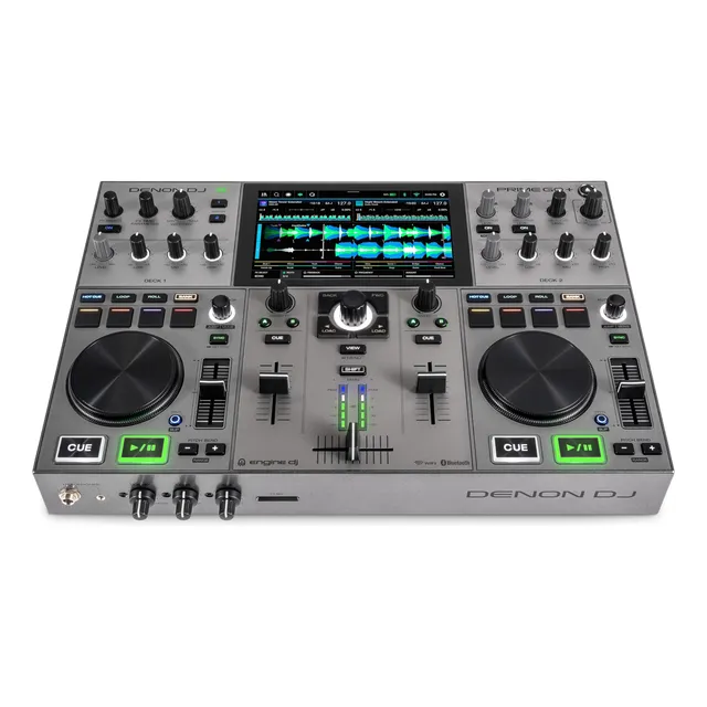 Controlador De Dj Portátil Denon Dj Prime Go+ Con 2 Decks Y