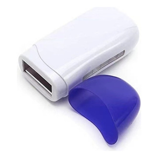 Aquecedor Aparelho Portatil Roll-on Depilação Em Cera Azul Aquecedor Aparelho Portatil Roll-on Depilação Em Cera Azul