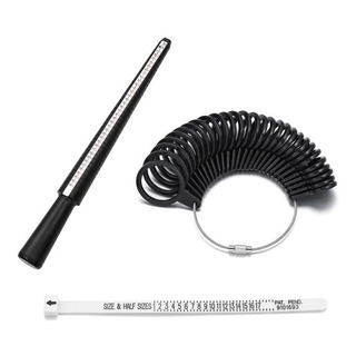 Mandril Medir Anillos Medidor De Anillos Argollas Joyeria Negro Mandril Medir Anillos Medidor De Anillos Argollas Joyeria Negro
