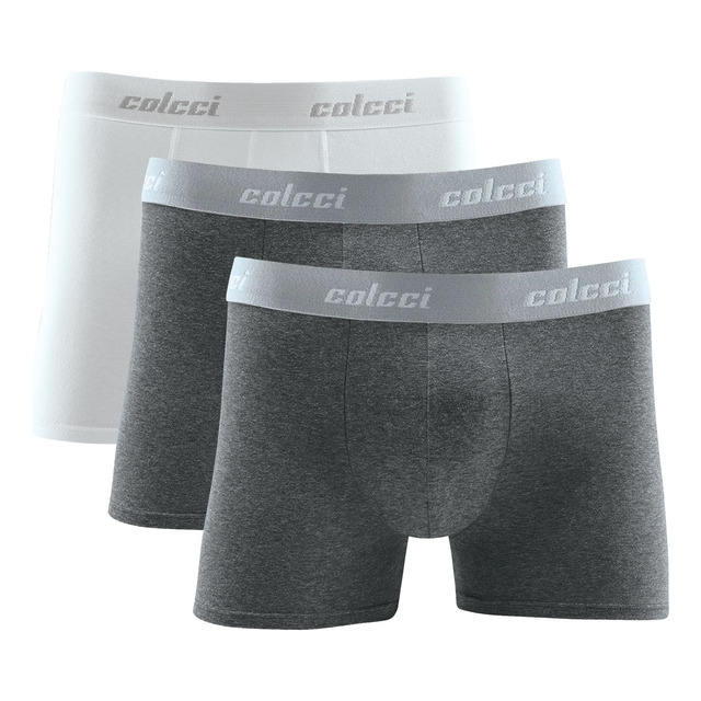Kit Com 3 Cuecas Boxer AlgodĂŁo Cotton Original Colcci Kit Com 3 Cuecas Boxer AlgodĂŁo Cotton Original Colcci